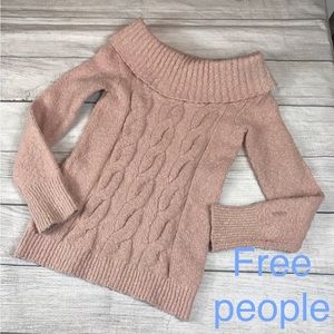 Free People Cable Sweater Size Small
